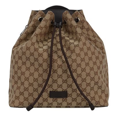 GG Drawstring Backpack, front view